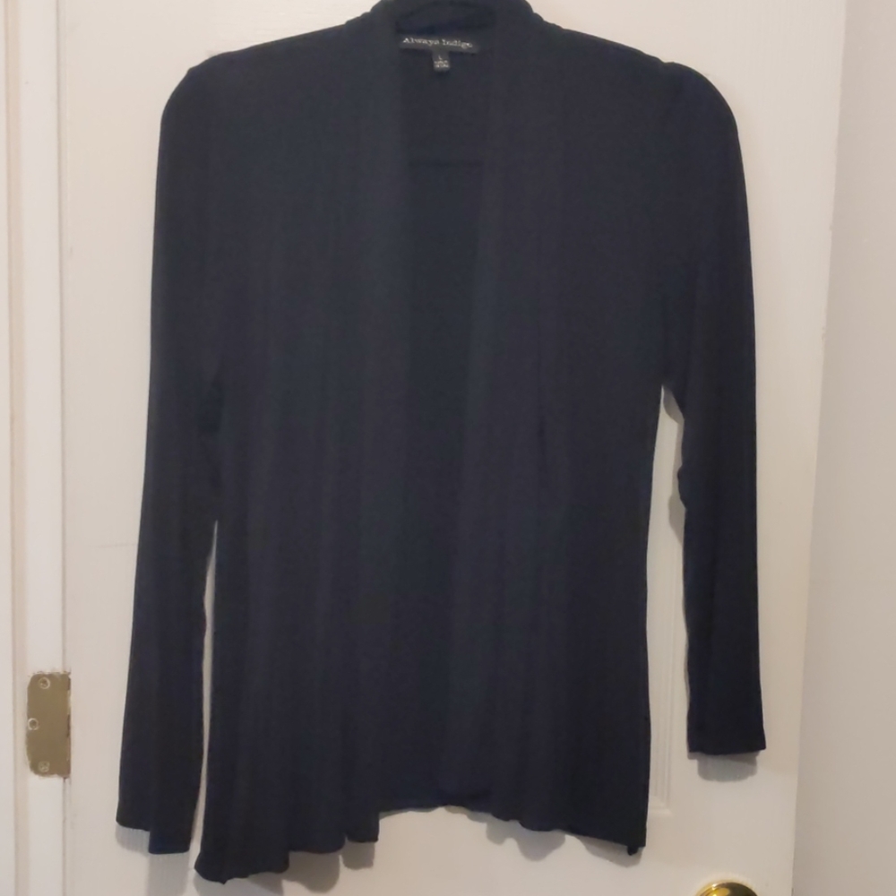 Black cardigan